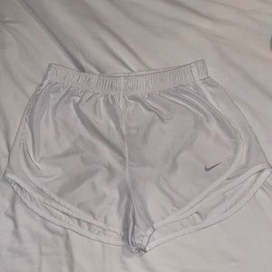 Nike White Athletic Shorts